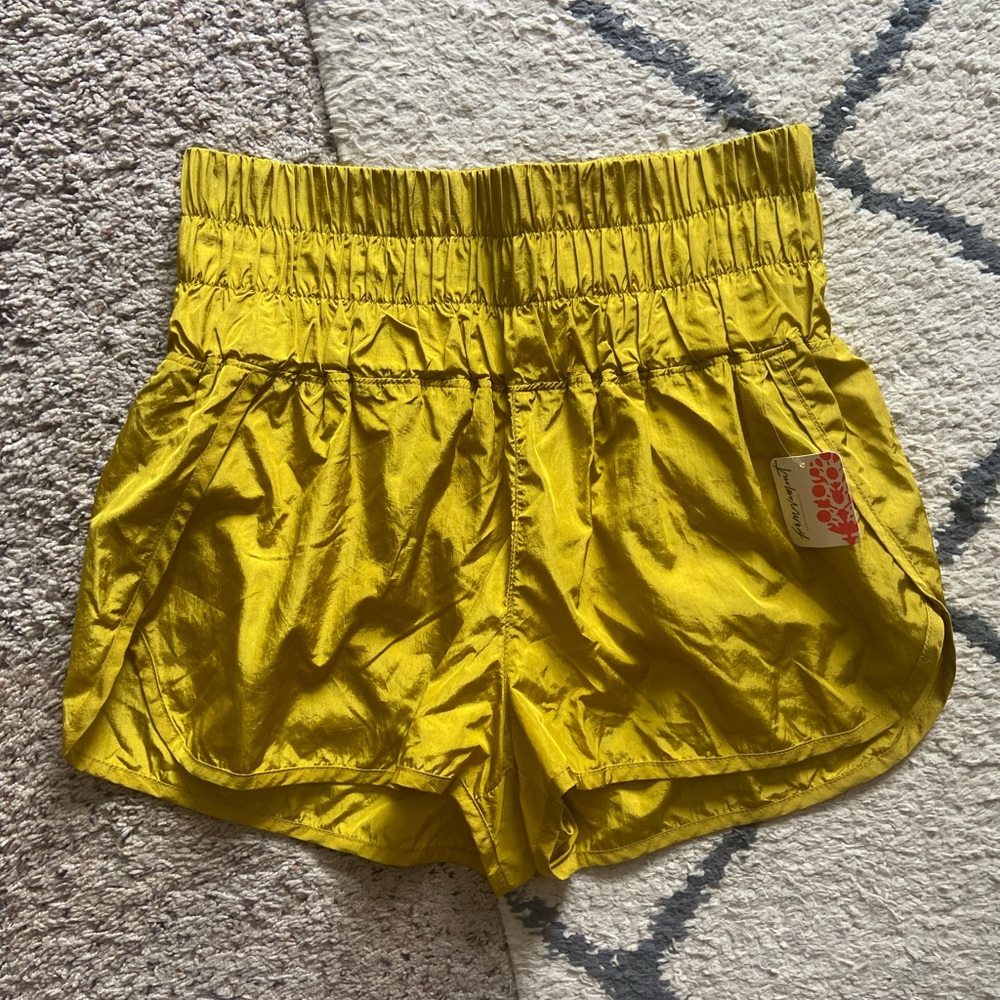FP Movement by Free People Yellow Athletic Shorts